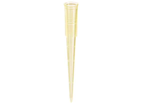 Pipette Tips-200μL Bulk Yellow, Beveled, Graduated Tips | VNK Supplies ...