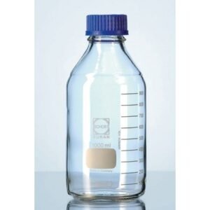 Bottles, Laboratory Bottles, blue PP screw-cap
