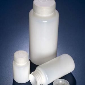Bottles, round, wide neck, HDPE
