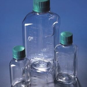 Bottles, square, narrow neck, polycarbonate