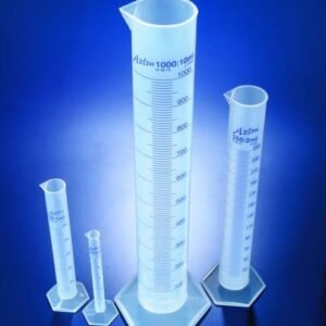 Cylinders, printed graduations, class B, polypropylene