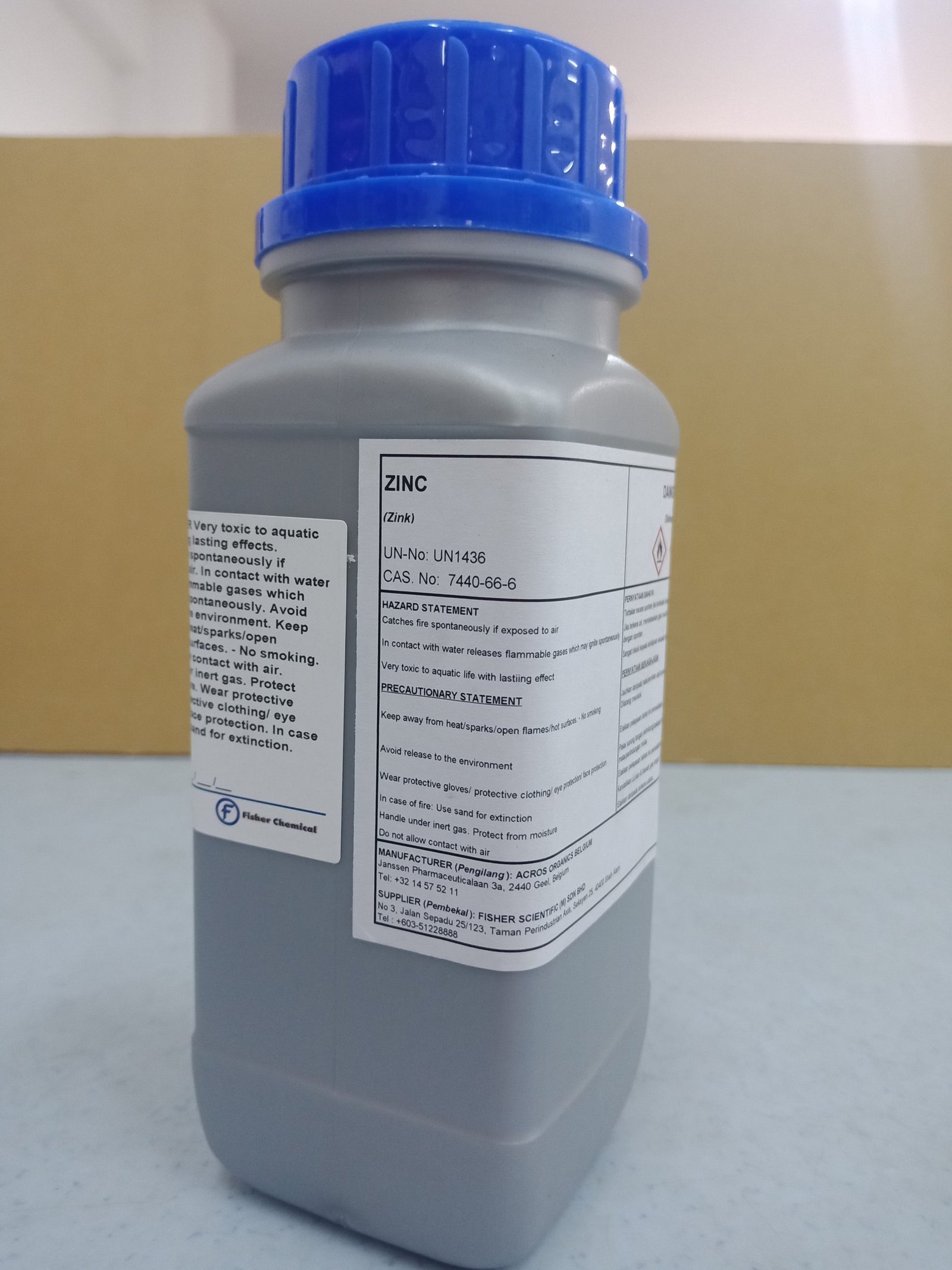 Zinc, Certified AR for Analysis, Powder (Metal) - Image 3