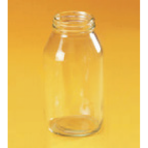 Jars, Powder Jars, Clear Glass