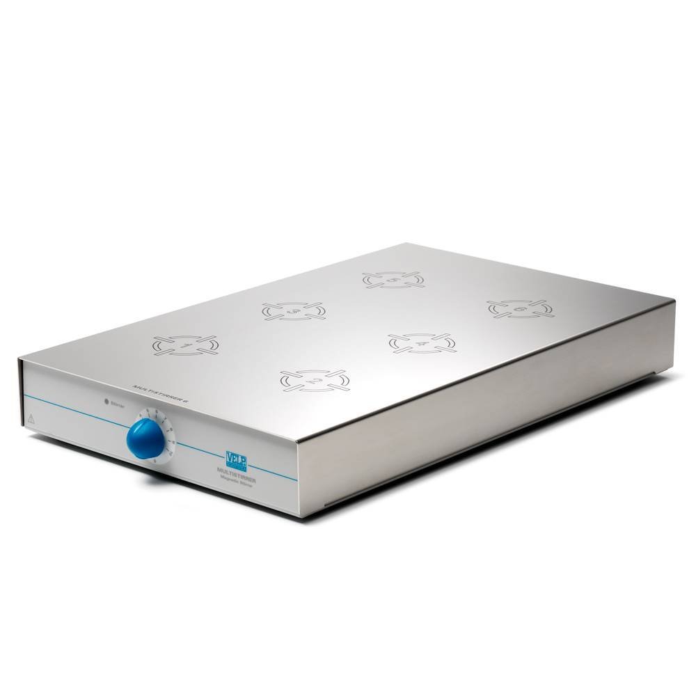 MULTISTIRRER 6 Magnetic Stirrers, Multiple Positions